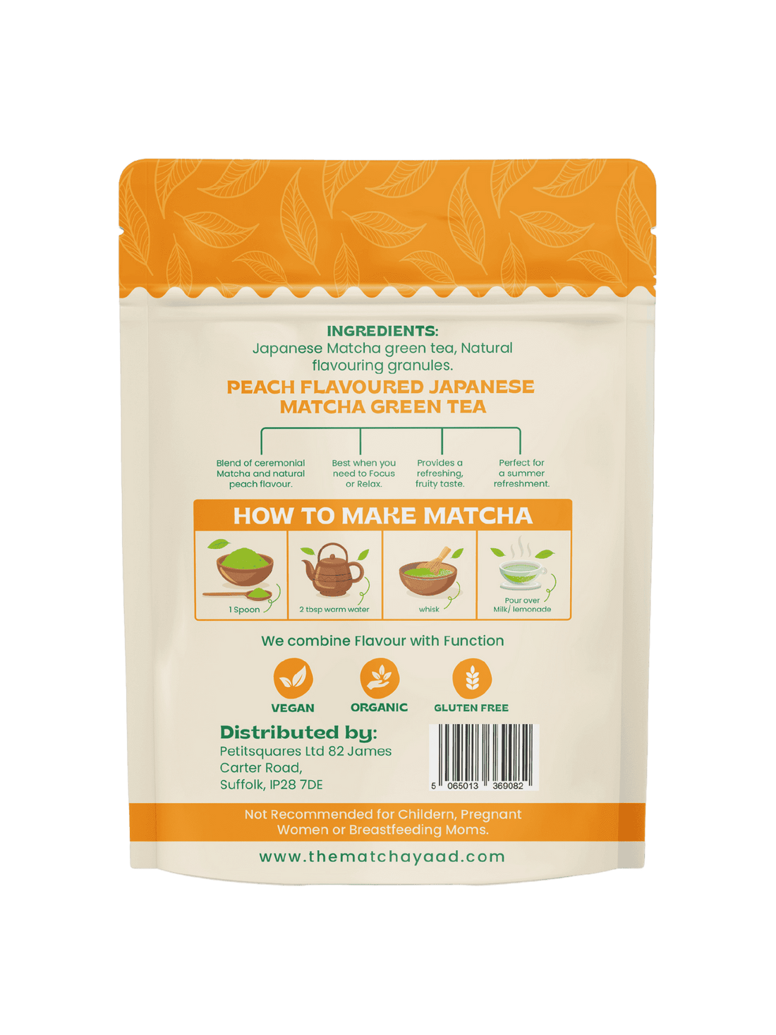 Peach Matcha Matcha Powder thematchayaad