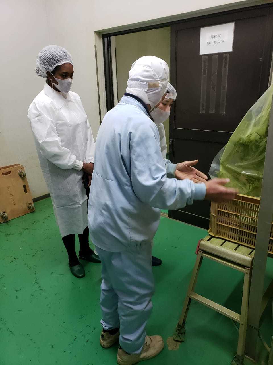 monique farquharson in matcha factory