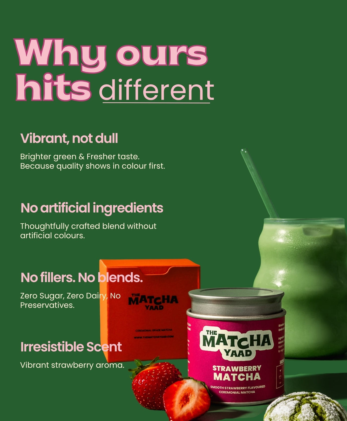 Strawberry Matcha 25g - Matcha Powder