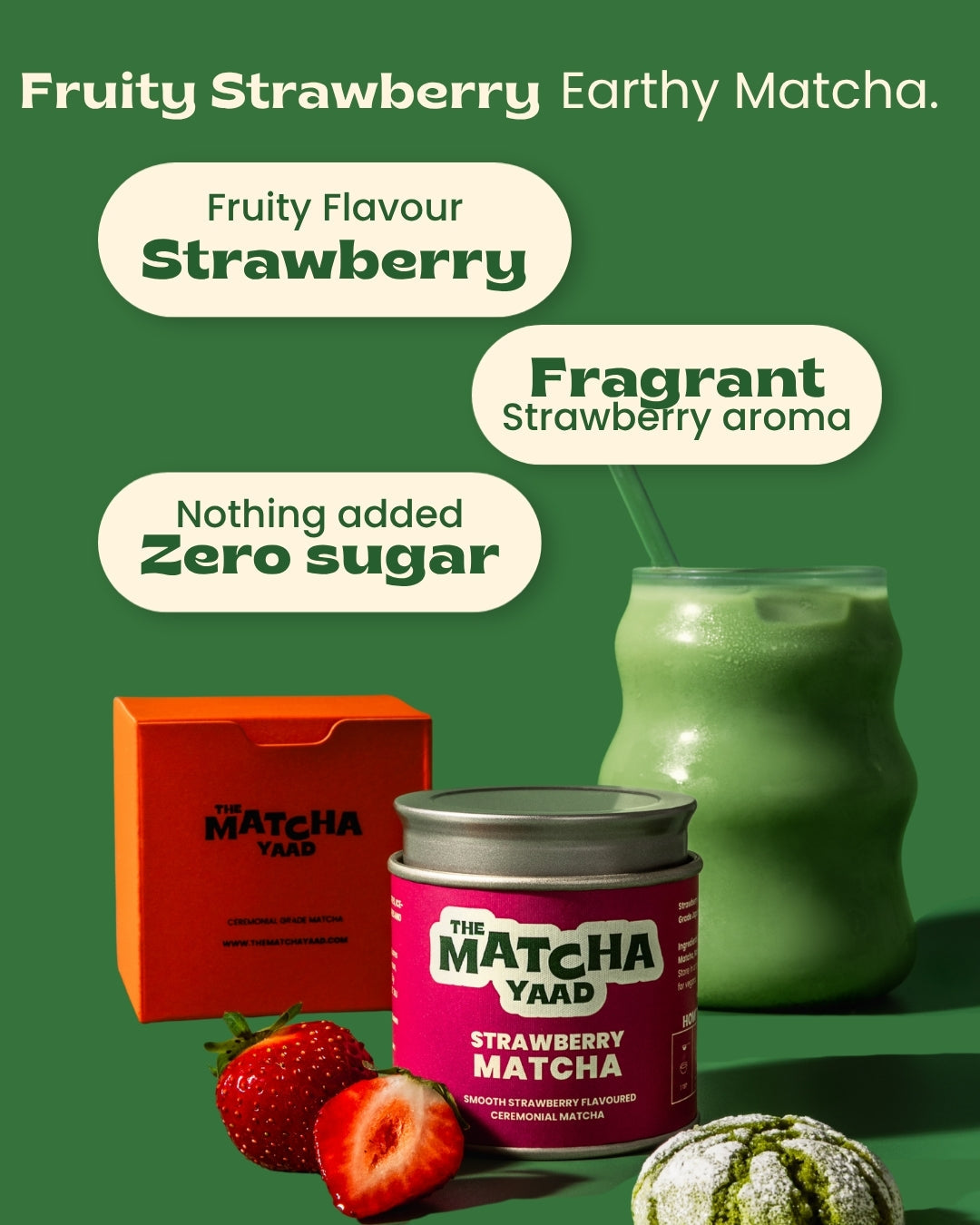 Strawberry Matcha 25g - Matcha Powder