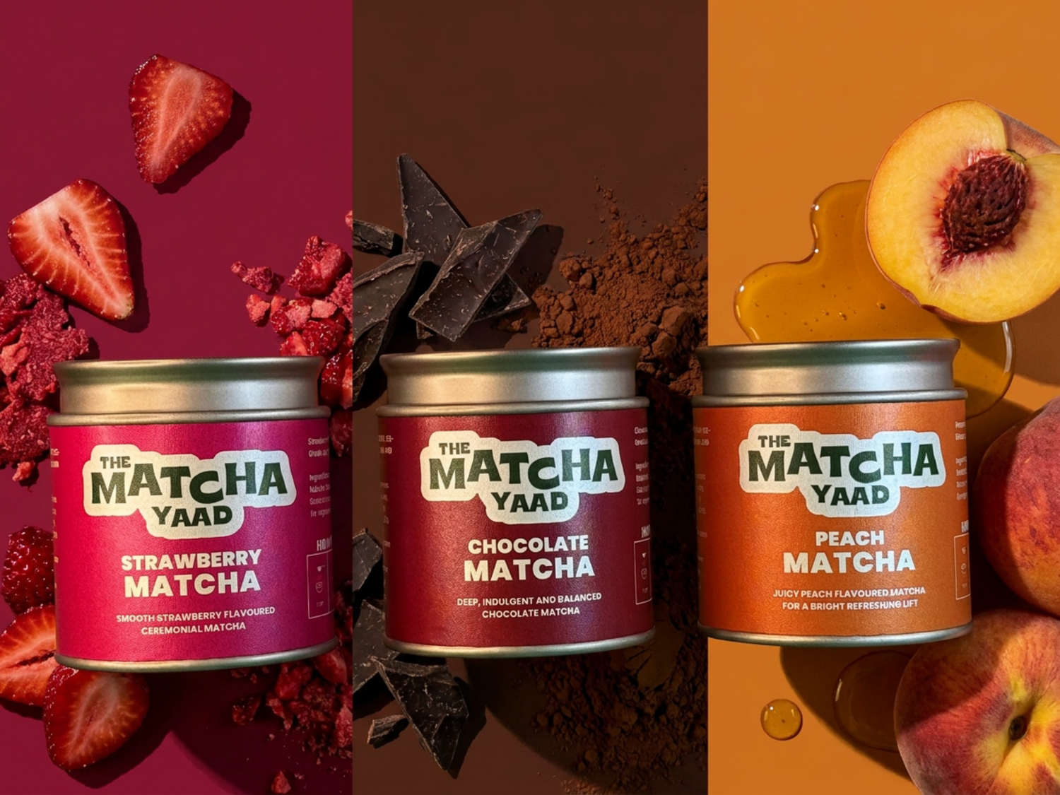 Flavoured Matcha Trio