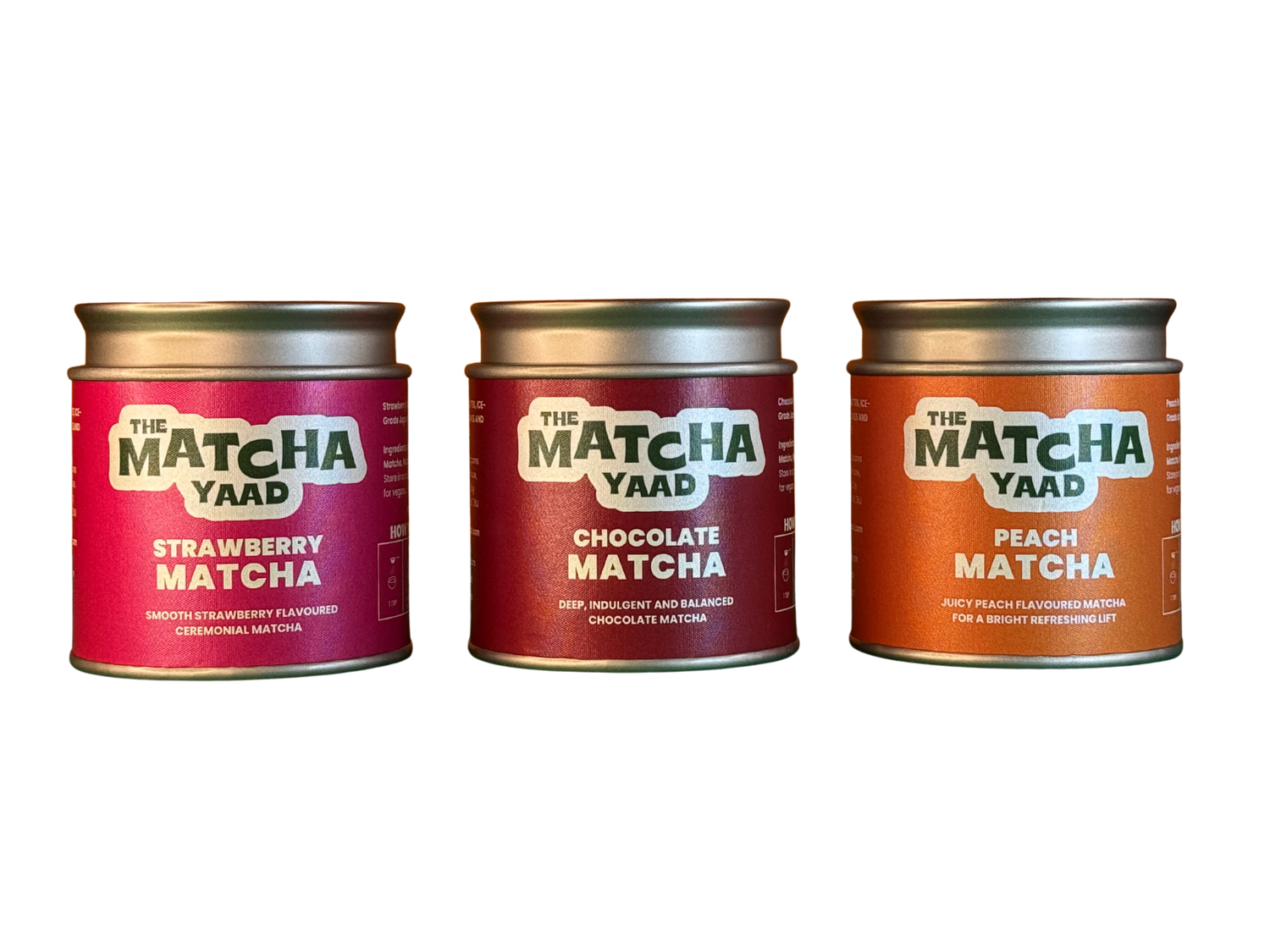 Flavoured Matcha Trio
