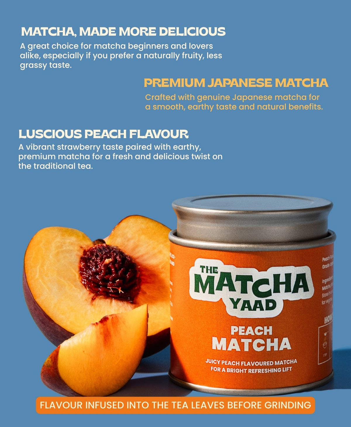 Peach Matcha 25g - Matcha Powder