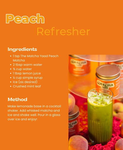 Peach Matcha 25g - Matcha Powder